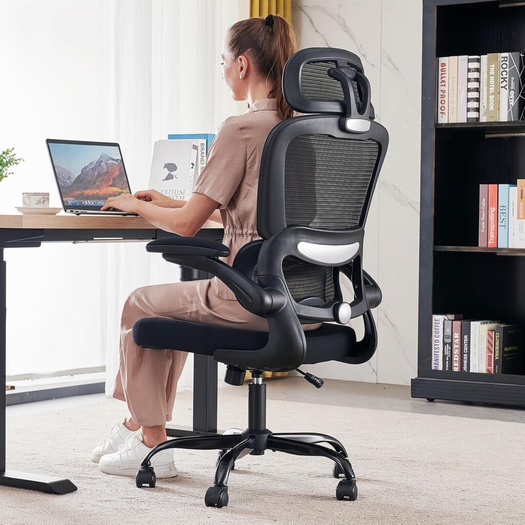TRALT Office Chair Ergonomic Desk Chair — Black