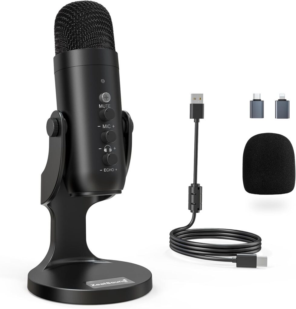 ZealSound Podcast Microphone for PC