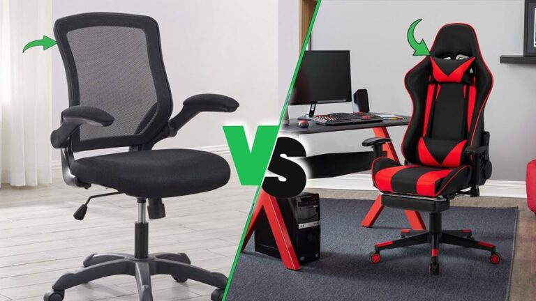 gaming chair vs desk chair
