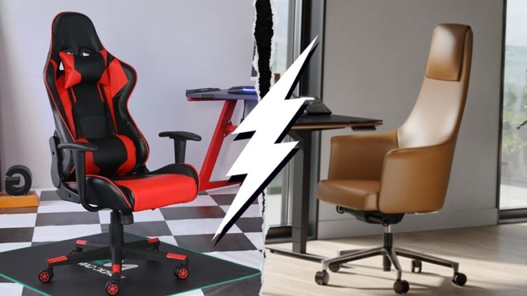 gaming chair vs ergonomic chair