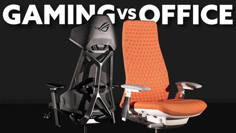 gaming chair vs office chair