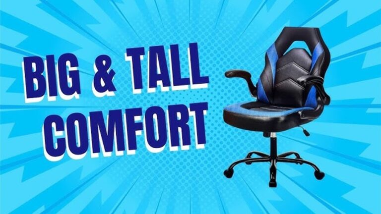 gaming chair for big and tall vs standard size